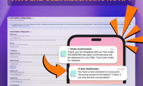 Tối ưu hệ thống gửi thông báo đa kênh với AWS End User Messaging Notify